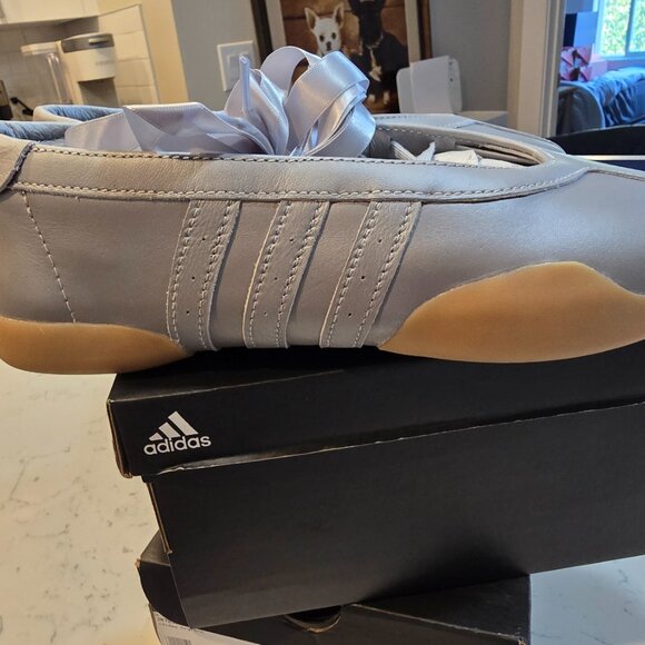 Adidas Taekwondo Mei Ballet Silver Metallic Gum Women's Size 6 JR7032 NEW SHOES - Picture 6 of 15